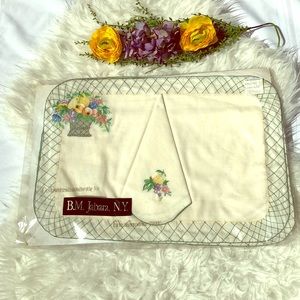 Vintage Set B.M. Jabara Place New Mat Set